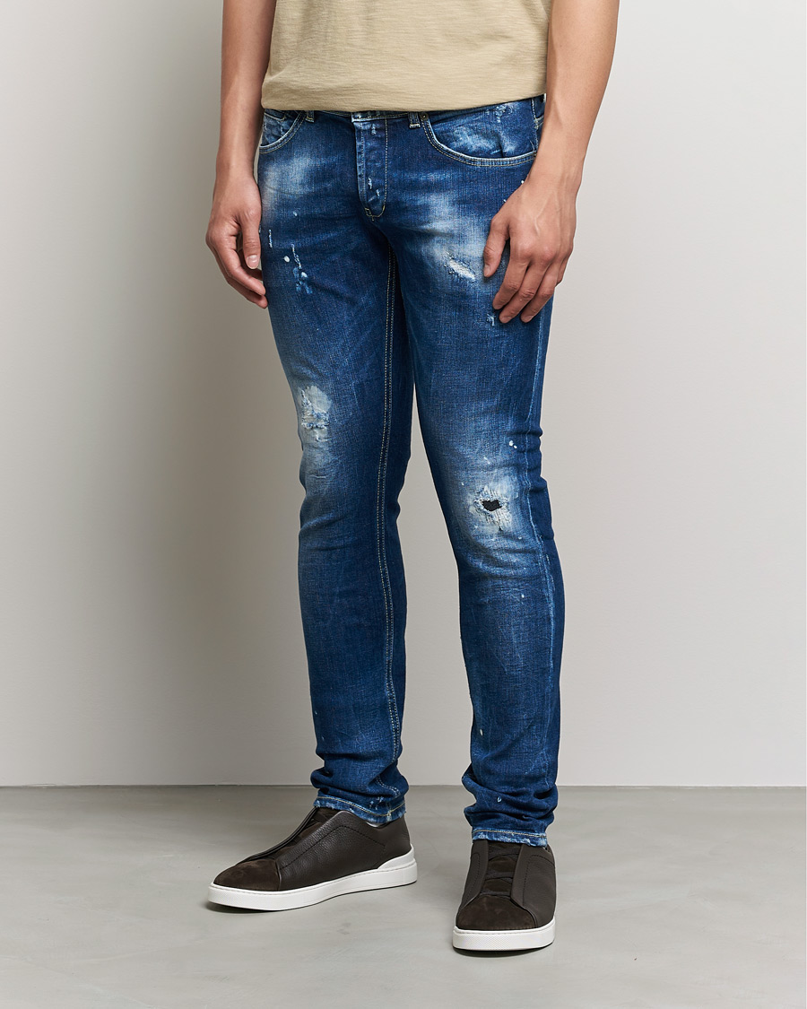 Herren | Jeans | Dondup | George Destroyed Jeans Blue