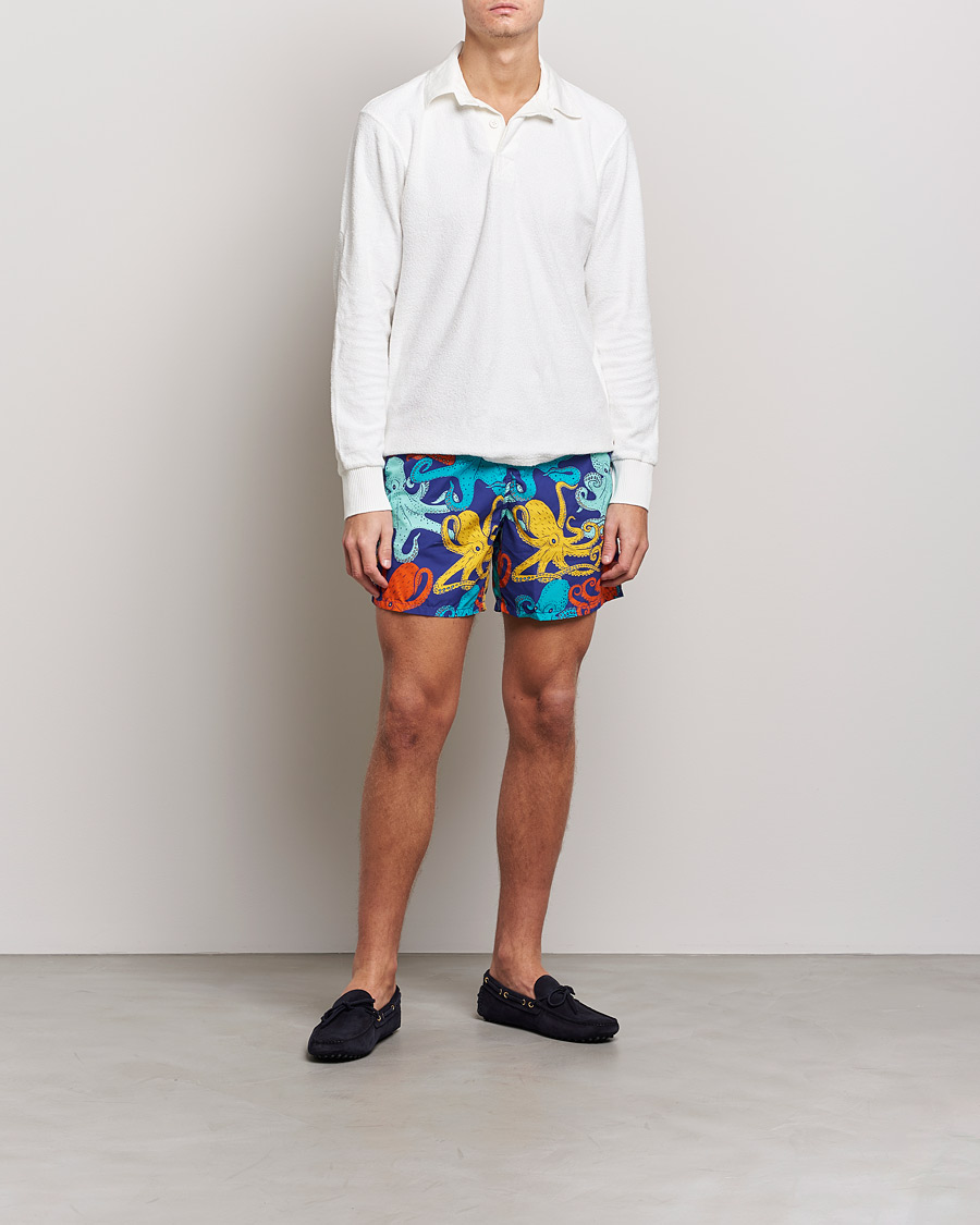 Herren | Badehosen | Vilebrequin | Moorea Swim Shorts Purple Blue