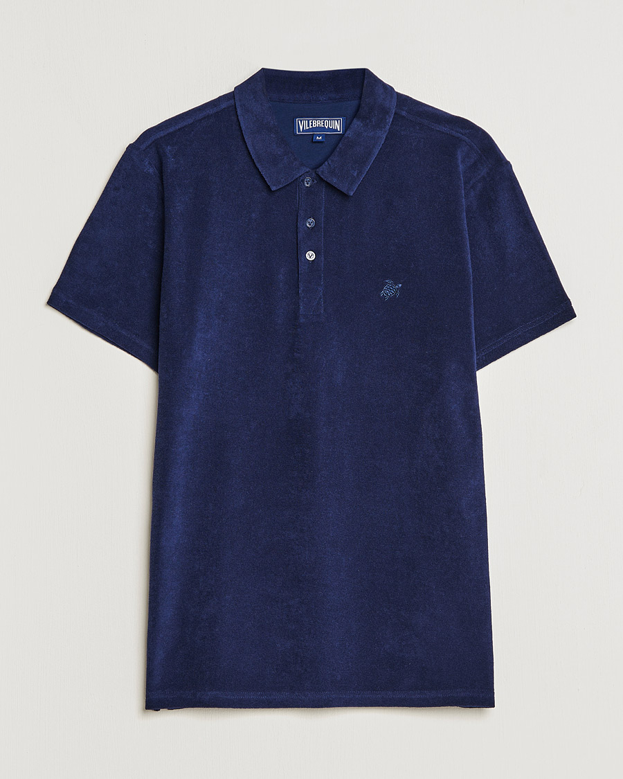 Herren | Hemden | Vilebrequin | Phoenix Terry Shirt Bleu Marine