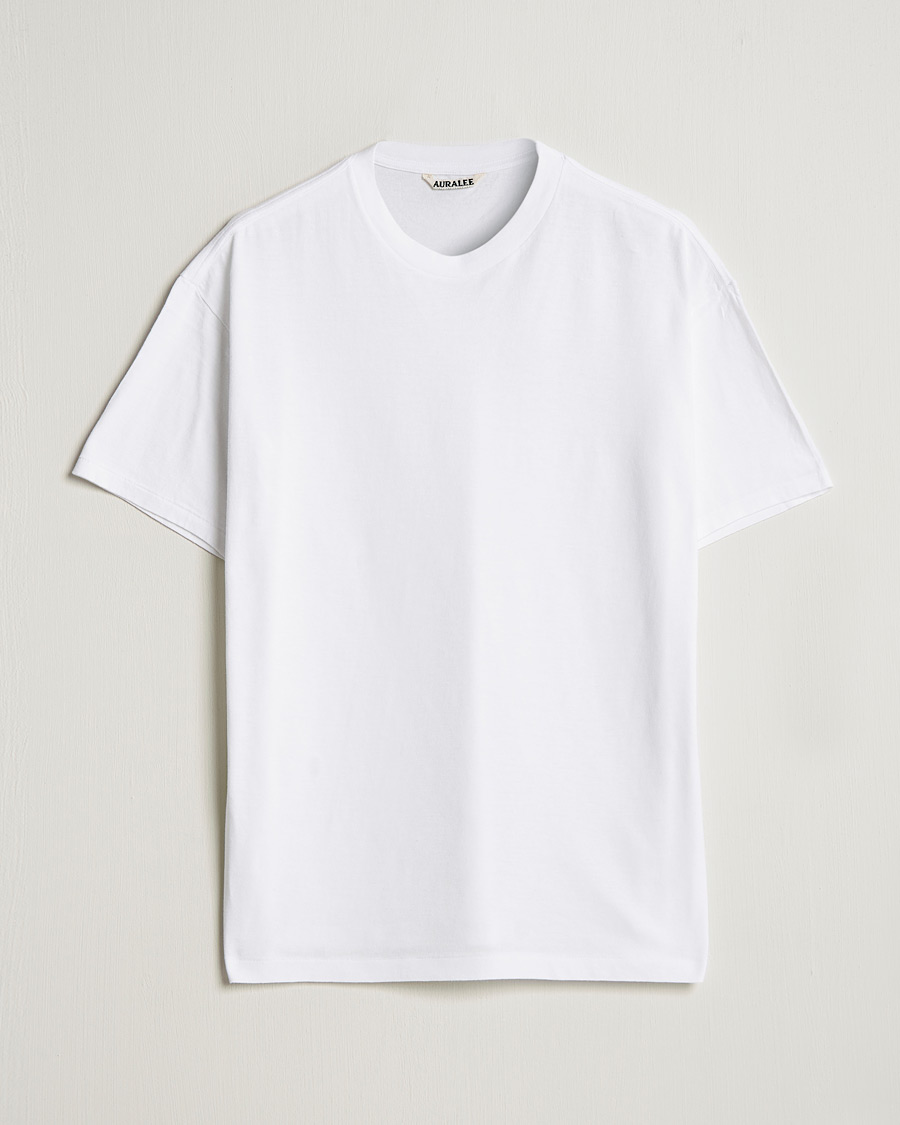Herren | T-Shirts | Auralee | Seamless Crewneck T-Shirt White