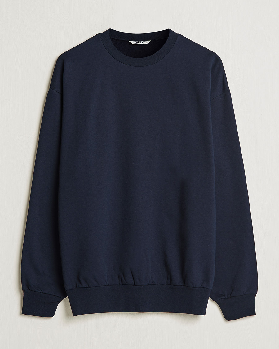 Herren | Pullover | Auralee | High Gauge Sweatshirt Navy