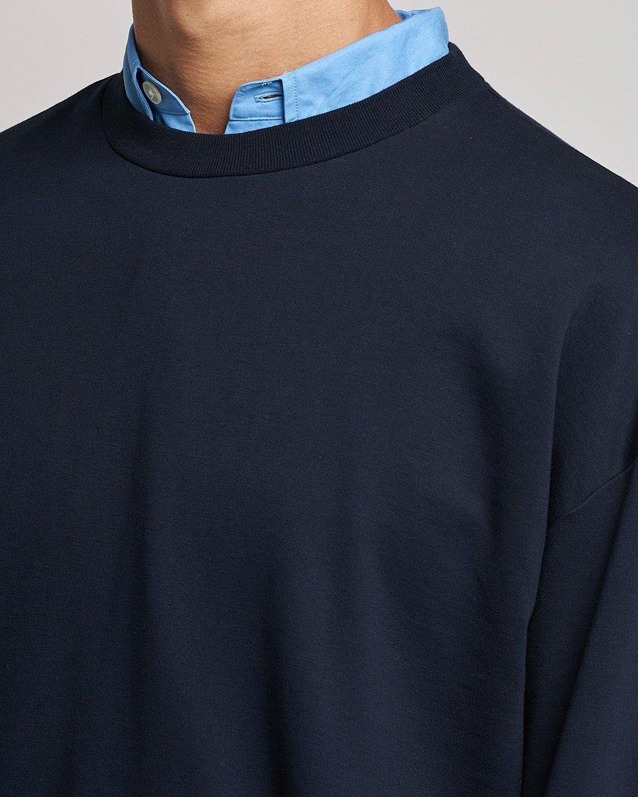 Herren | Pullover | Auralee | High Gauge Sweatshirt Navy
