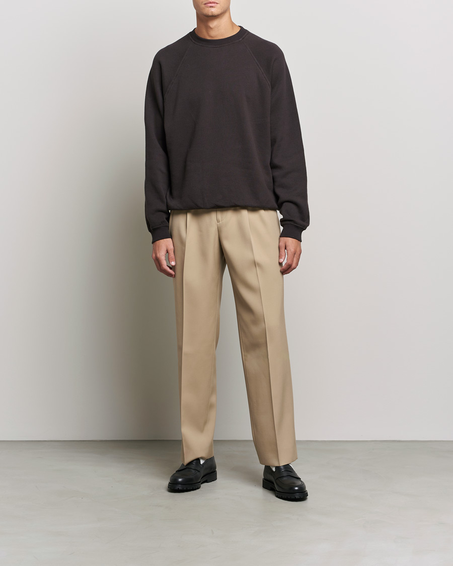 Herren | Pullover | Auralee | Fluffy Sweatshirt Dark Brown