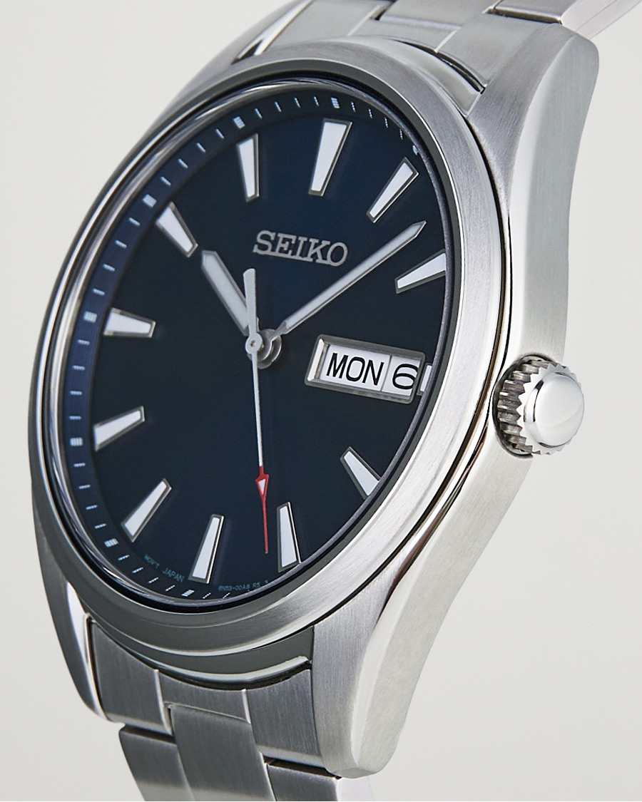 Herren |  | Seiko | Classic Day Date 40mm Steel Blue Dial