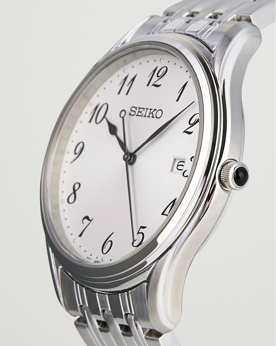 Herren | Uhren | Seiko | Classic Date 39mm Steel White Dial