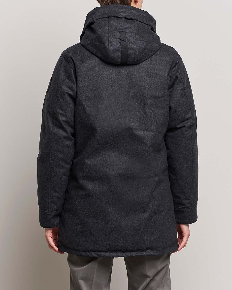 Herren | Jacken | Canada Goose Black Label | Canada Goose Langford Wool Parka Carbon Melange