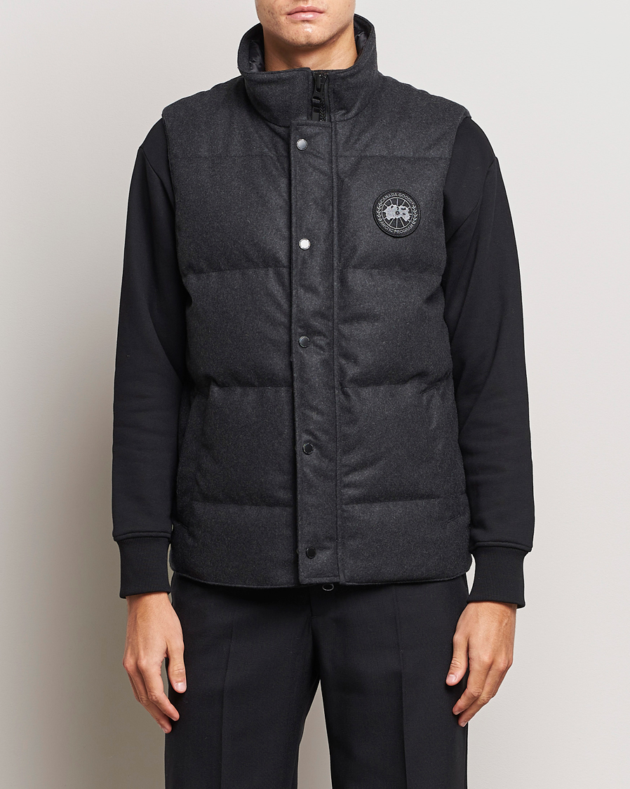 Herren | Jacken | Canada Goose Black Label | Canada Goose Garson Wool Vest Carbon Melange
