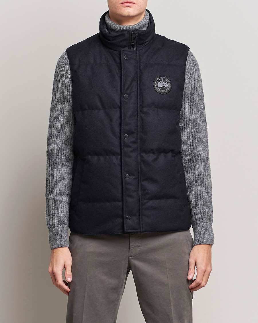 Herren |  | Canada Goose Black Label | Canada Goose Garson Wool Vest Atlantic Navy Melange