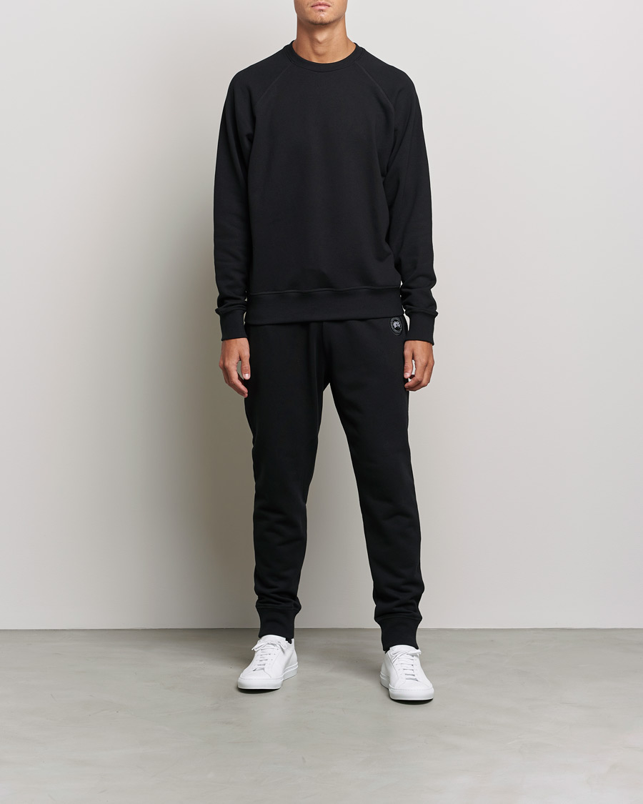 Herren | Pullover | Canada Goose Black Label | Huron Crewneck Black