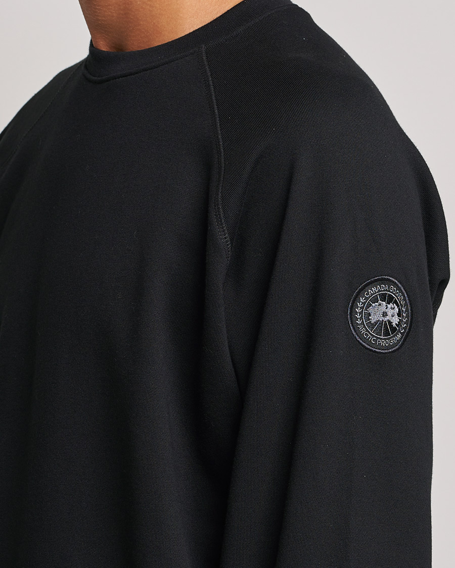 Herren | Pullover | Canada Goose Black Label | Huron Crewneck Black