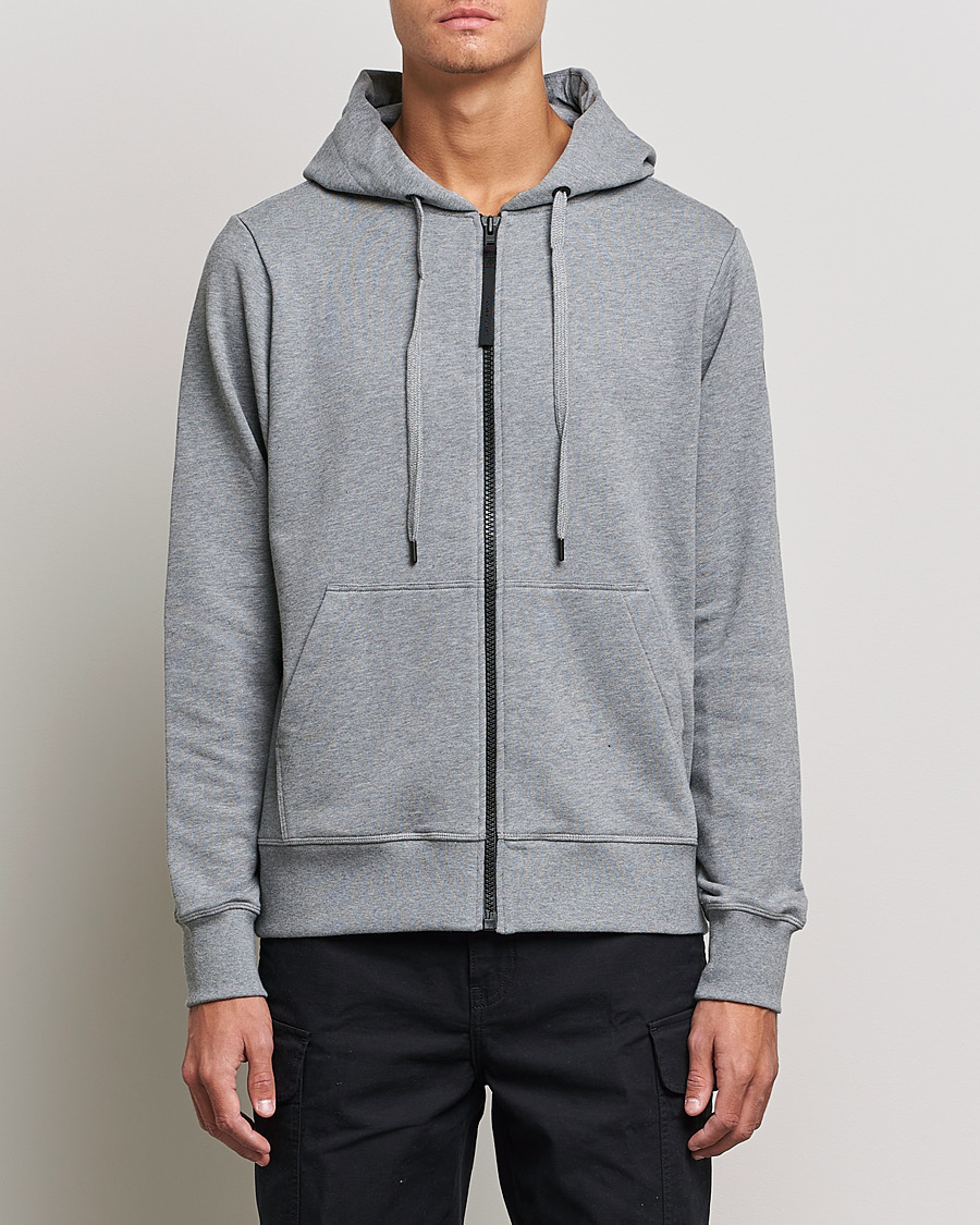 Herr | Kläder | Canada Goose Black Label | FZ Loopback Hoody Stone Heather