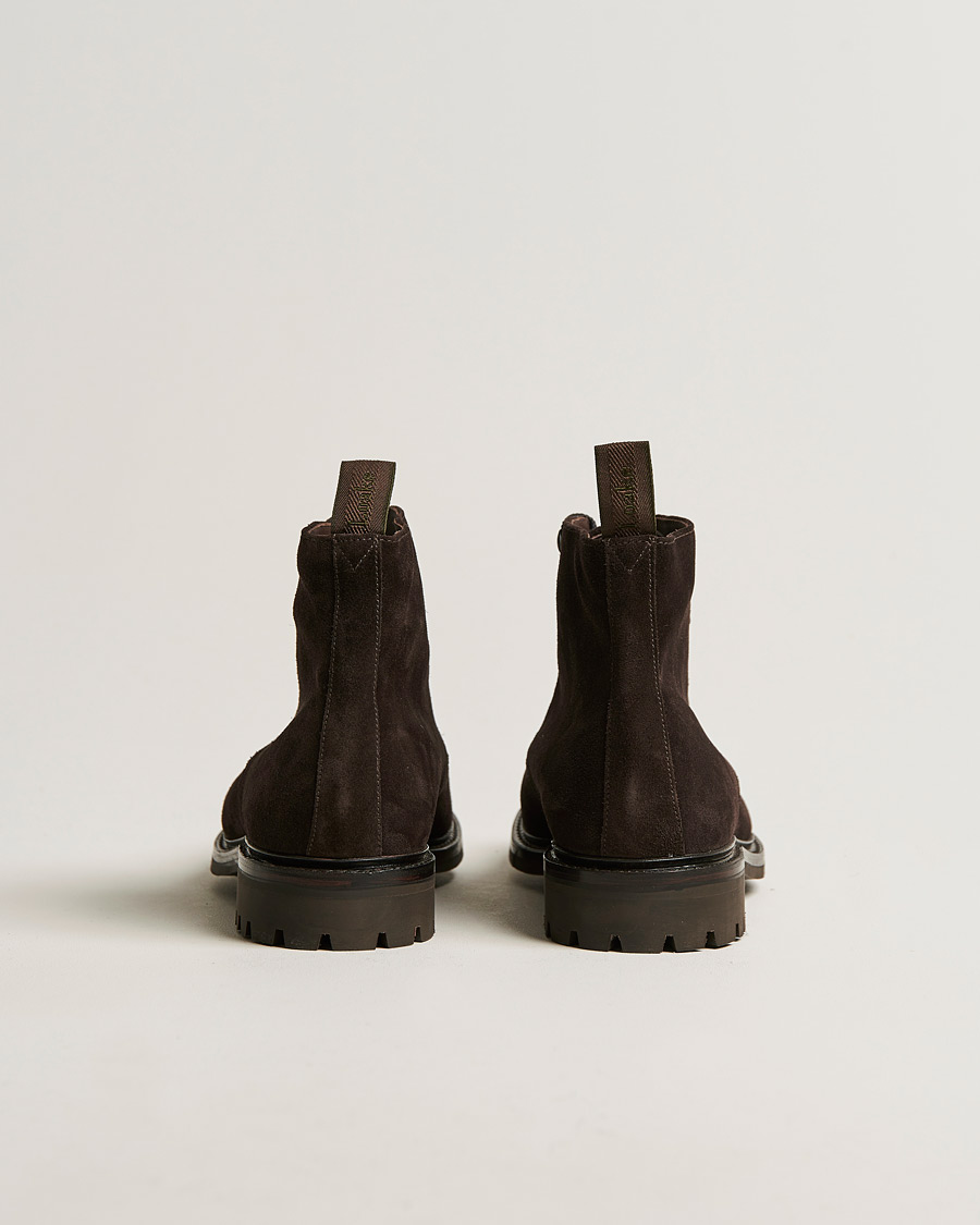 Herren | Loake 1880 Sedbergh Suede Derby Boot Dark Chocolate | Loake 1880 | Sedbergh Suede Derby Boot Dark Chocolate
