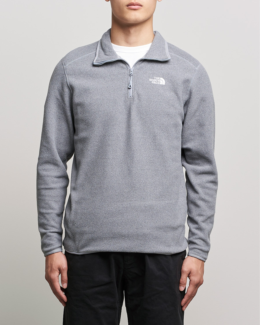 Herren | Pullover | The North Face | 100 Glacier 1/4 Zip Grey Heather