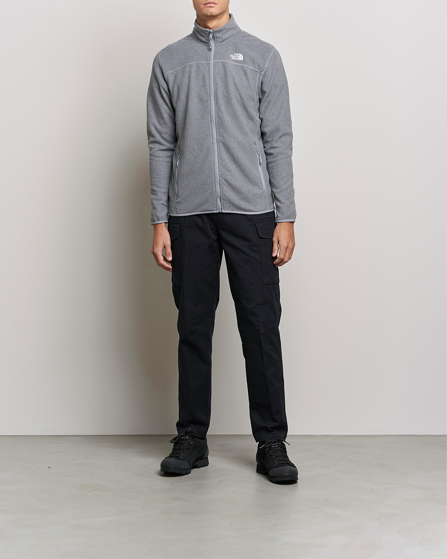 Herren | Pullover | The North Face | 100 Glacier Full Zip Grey Heather