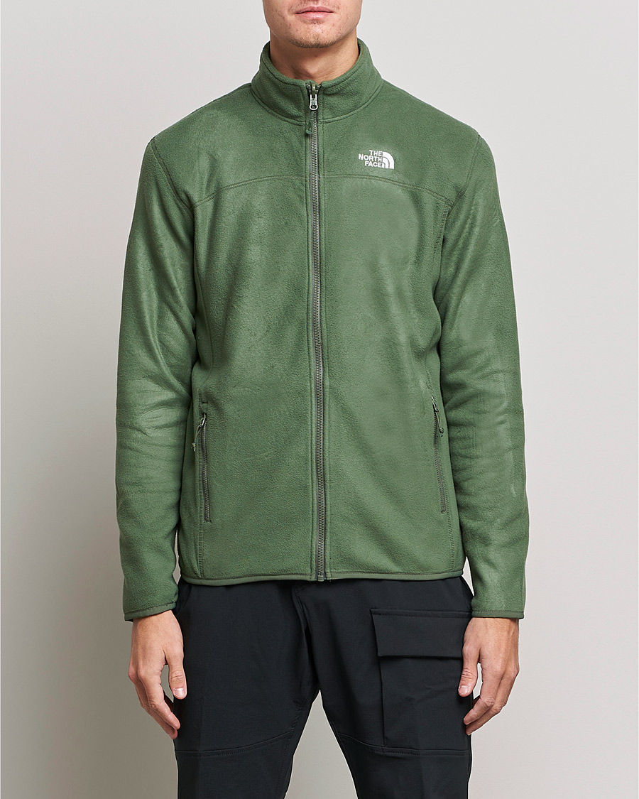 Herren | Pullover | The North Face | 100 Glacier Full Zip Thyme Green