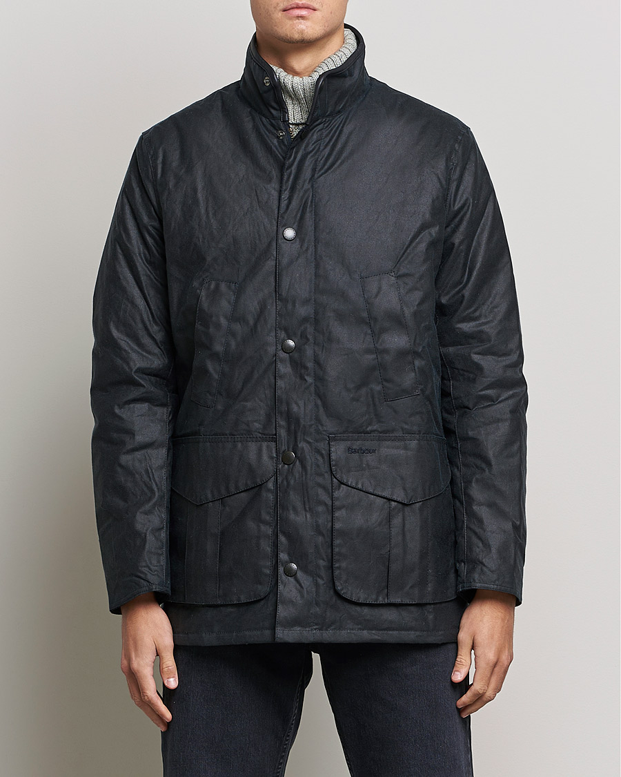 Herr |  |  | Barbour Lifestyle Hereford Wax Jacket Navy
