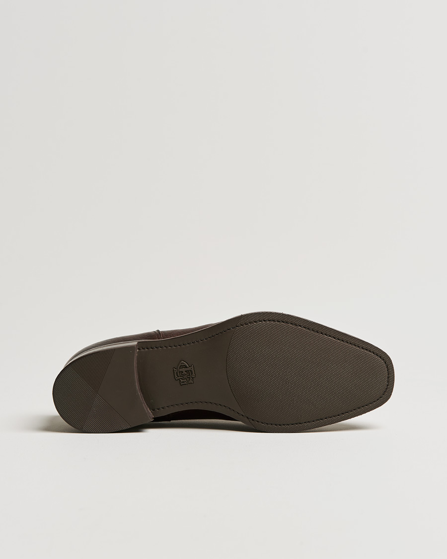 Herren | Edward Green Dover Split Toe Derby Dark Brown London Grain | Edward Green | Dover Split Toe Derby Dark Brown London Grain
