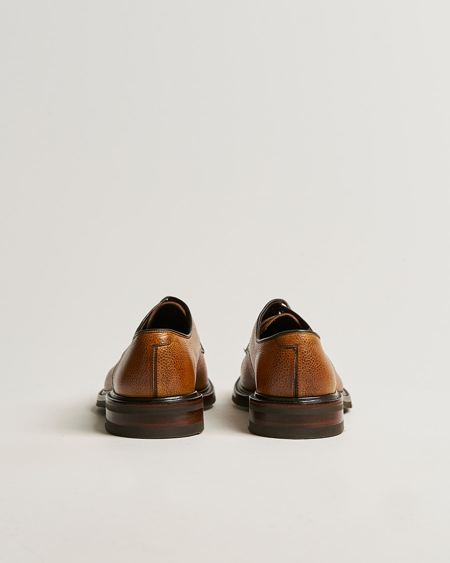 Herren | Loake 1880 Ampleforth Burnished Grain Toe-Cap Derby Chestnut | Loake 1880 | Ampleforth Burnished Grain Toe-Cap Derby Chestnut
