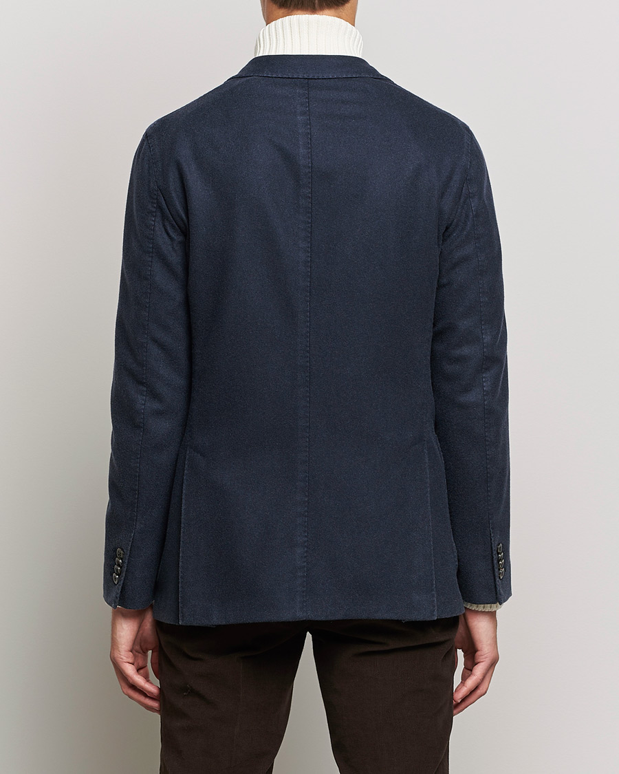 Herren | Sakkos | Boglioli | K Jacket Garment Dyed Cashmere Blazer Dark Blue