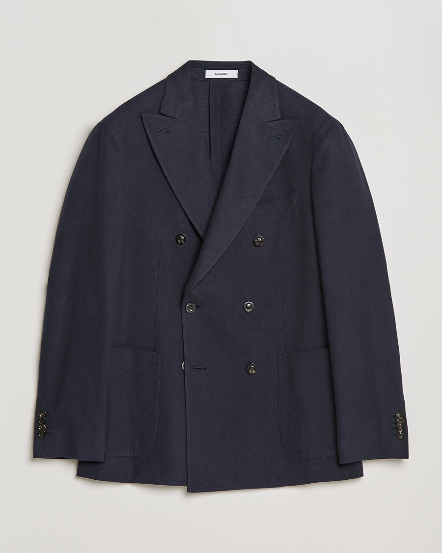 Herren | Sakkos | Boglioli | K Jacket Double Breasted Blazer Navy