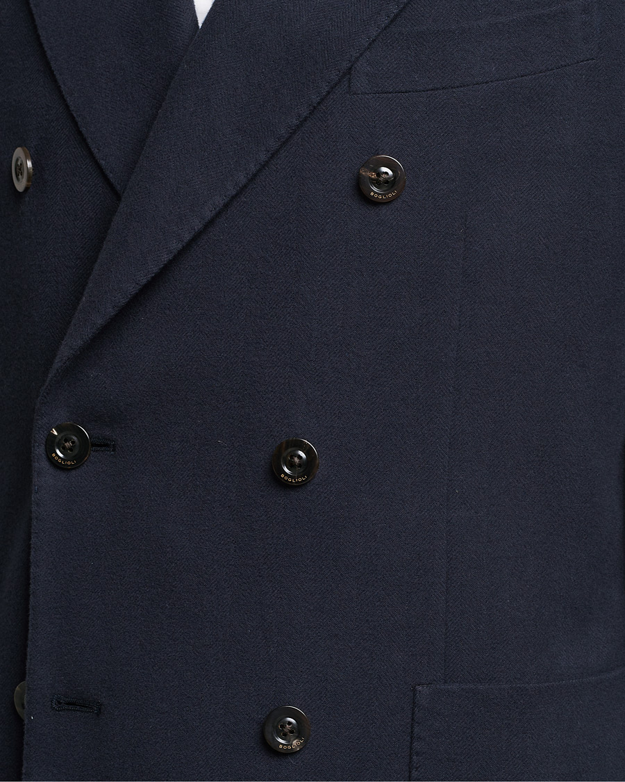 Herren | Sakkos | Boglioli | K Jacket Double Breasted Blazer Navy