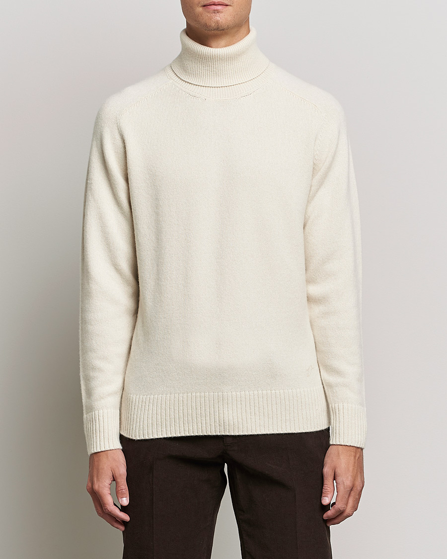 Herren | Kaschmirpullover | Valstar | Cariaggi Cashmere Rollneck Natural