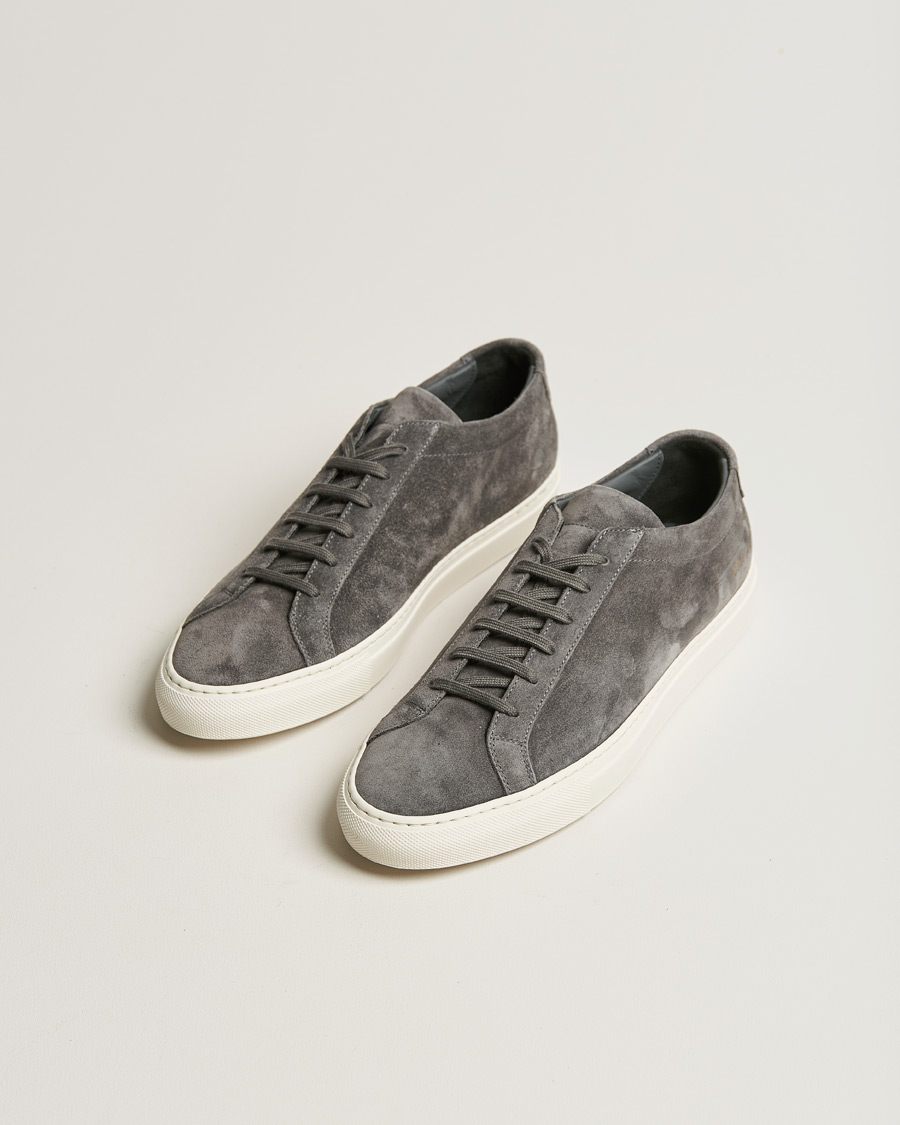 Herren | | Common Projects | Original Achilles Suede Sneaker Charcoal