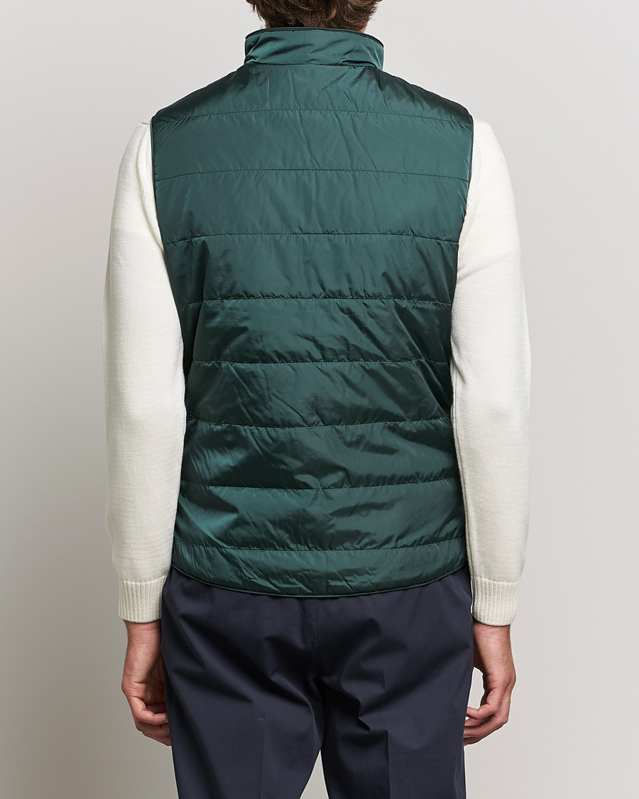 Herren | Jacken | Stenströms | Padded Nylon Vest Green
