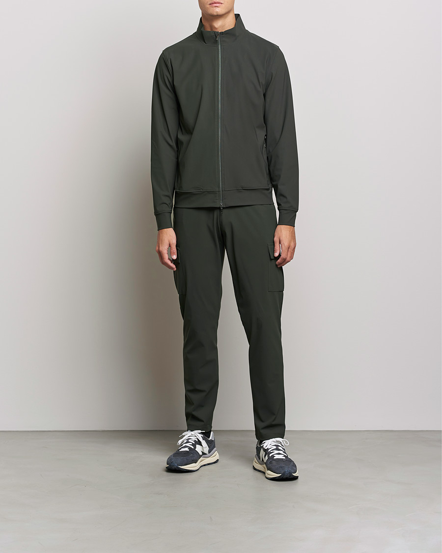 Herren | Hosen | Stenströms | Active Jersey Sport Trousers Green