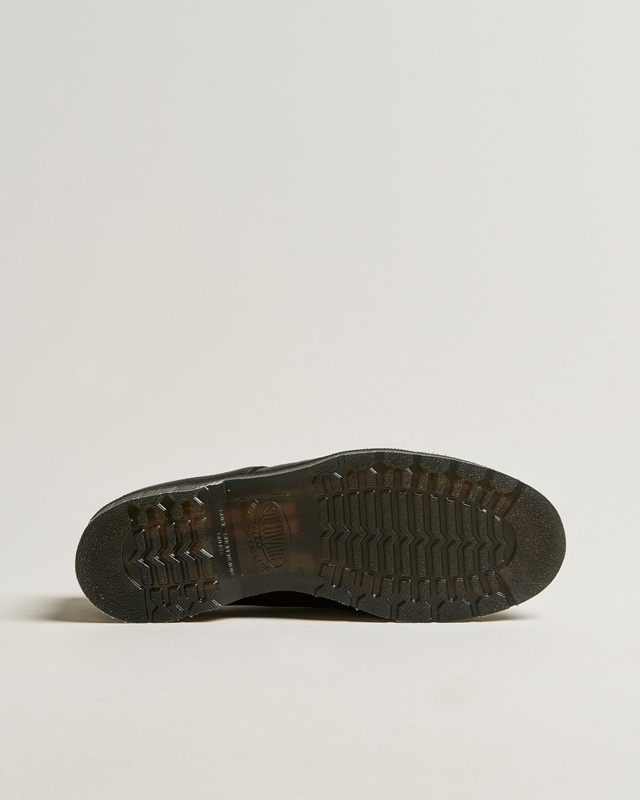 Herren | Solovair 3 Eye Gibson Shoe Black Grain | Solovair | 3 Eye Gibson Shoe Black Grain