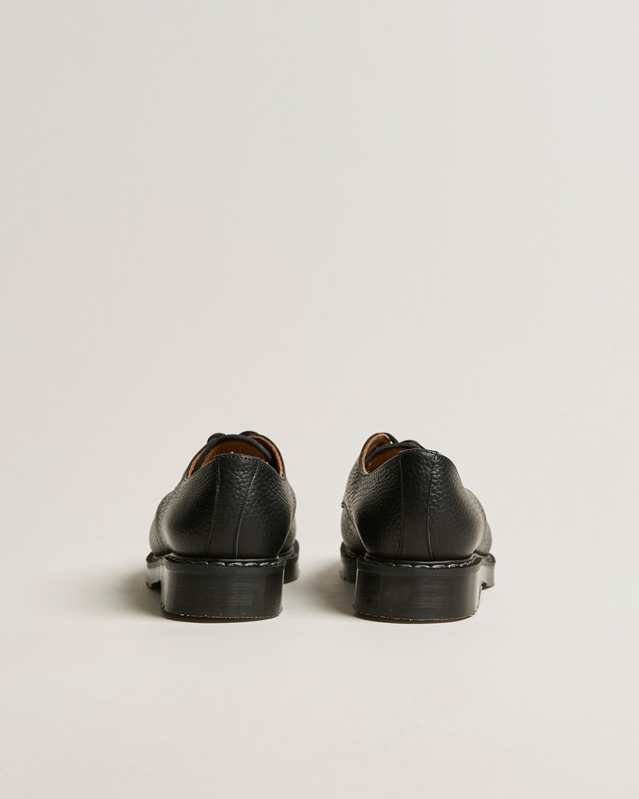 Herren | Solovair 3 Eye Gibson Shoe Black Grain | Solovair | 3 Eye Gibson Shoe Black Grain