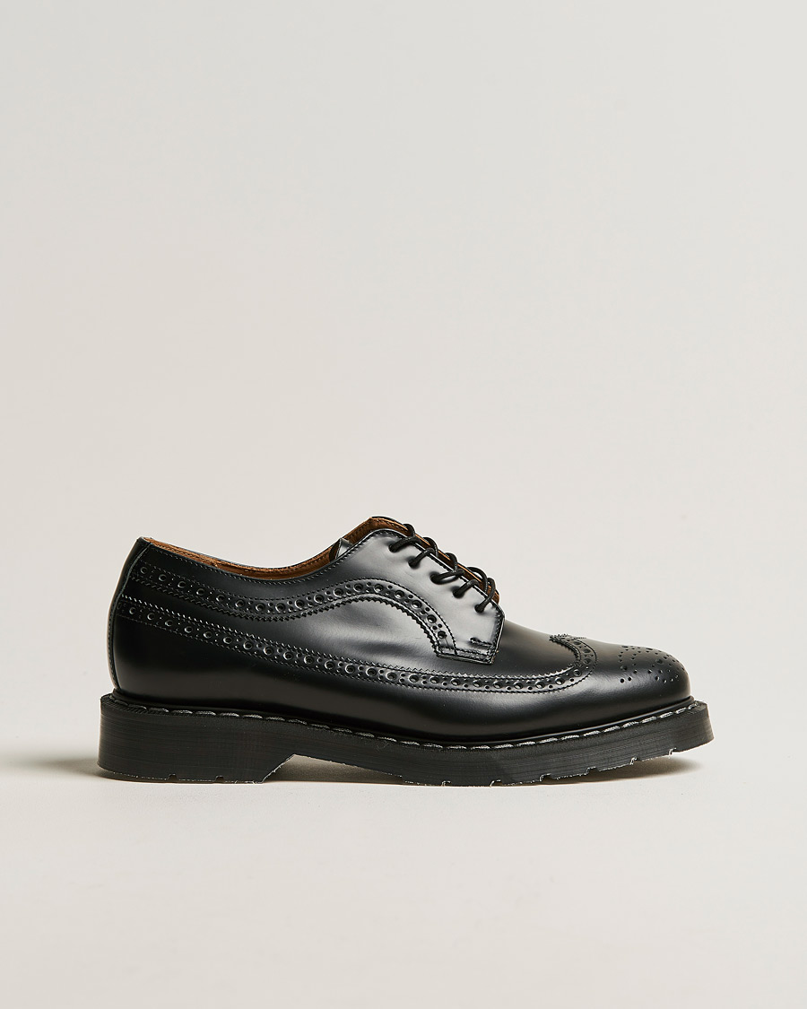 Herren | Schuhe | Solovair | American Brogue Shoe Black Shine