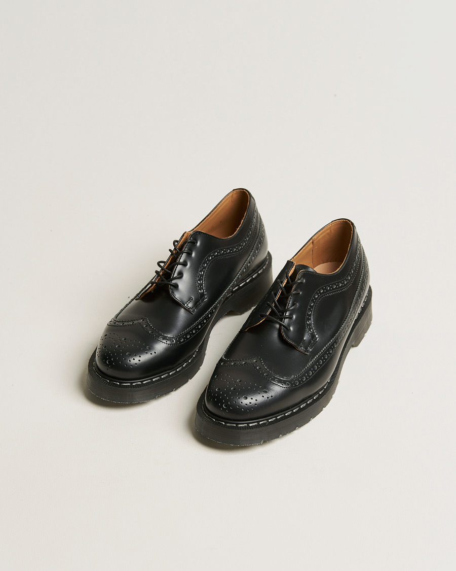 Herren | Brogue | Solovair | American Brogue Shoe Black Shine