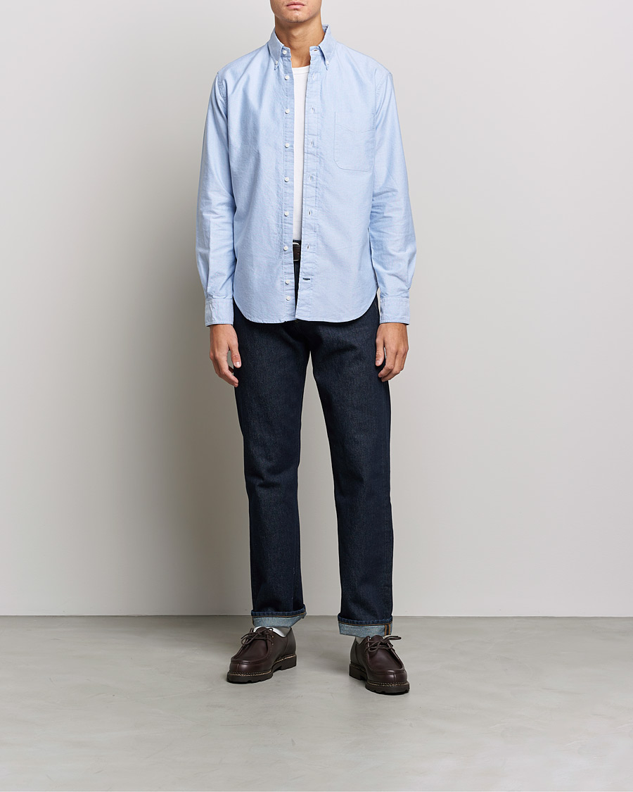 Herren | Hemden | Gitman Vintage | Button Down Oxford Shirt Light Blue