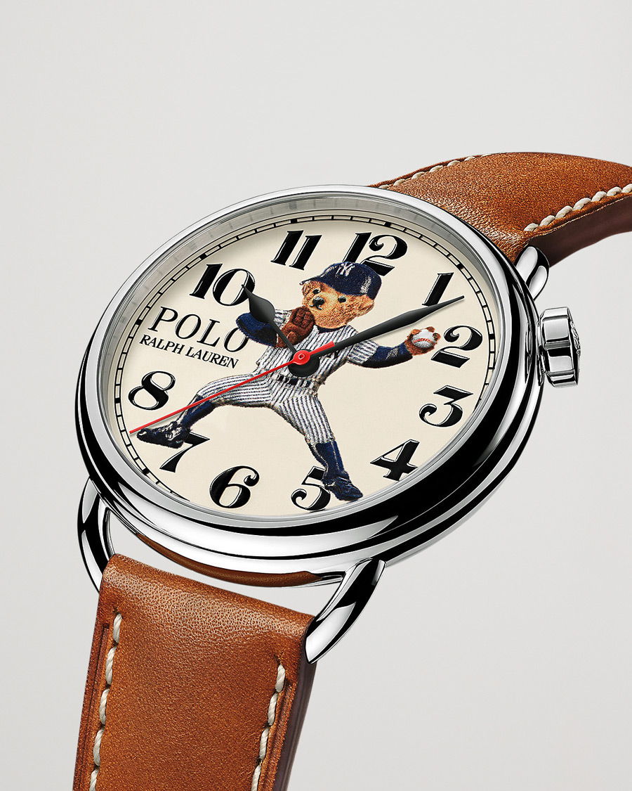 Herren | Polo Ralph Lauren 42mm Automatic Yankee Bear White Dial | Polo Ralph Lauren | 42mm Automatic Yankee Bear White Dial