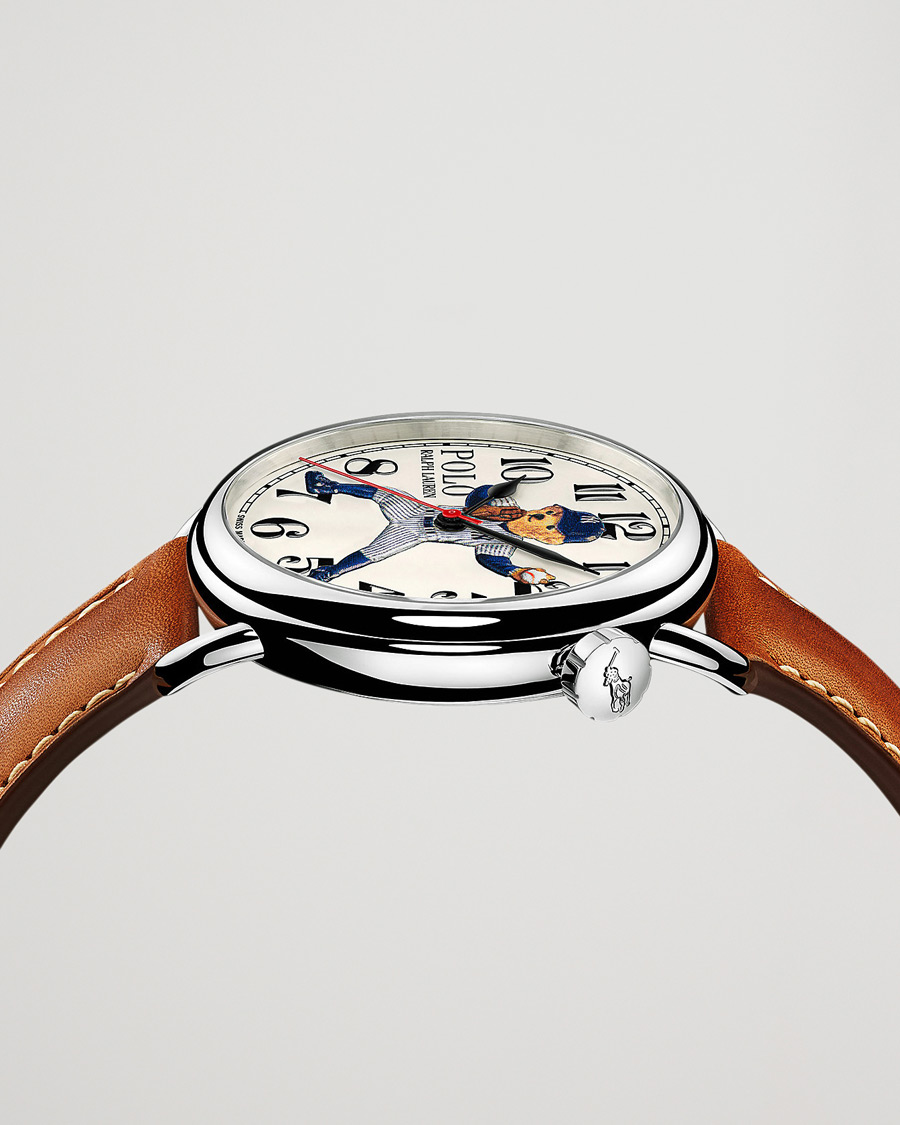 Herren | Polo Ralph Lauren 42mm Automatic Yankee Bear White Dial | Polo Ralph Lauren | 42mm Automatic Yankee Bear White Dial