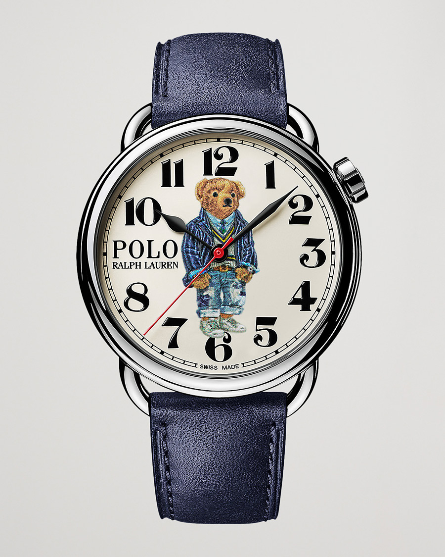 Herren | Polo Ralph Lauren 42mm Automatic Cricket Bear White Dial | Polo Ralph Lauren | 42mm Automatic Cricket Bear White Dial