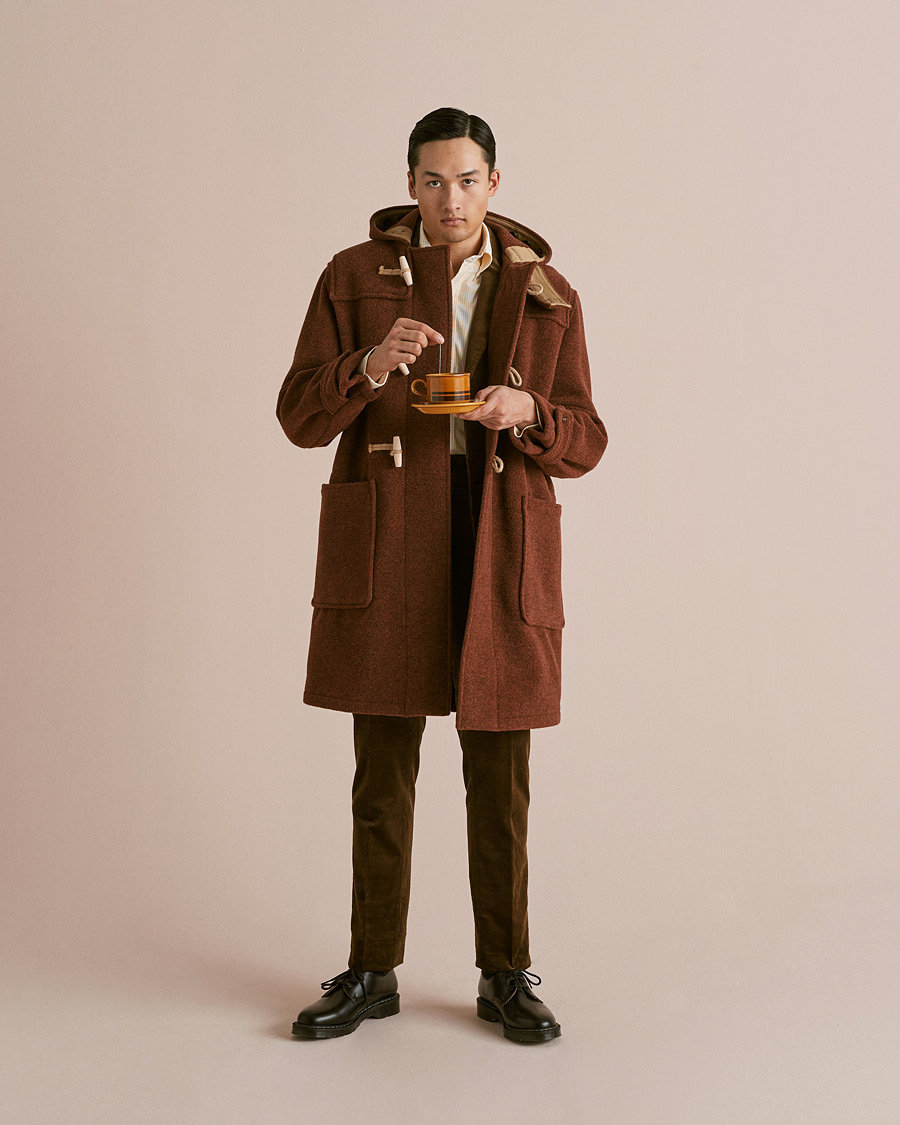 Herren | Jacken | Gloverall | 575 Monty Original Duffle Coat Rust