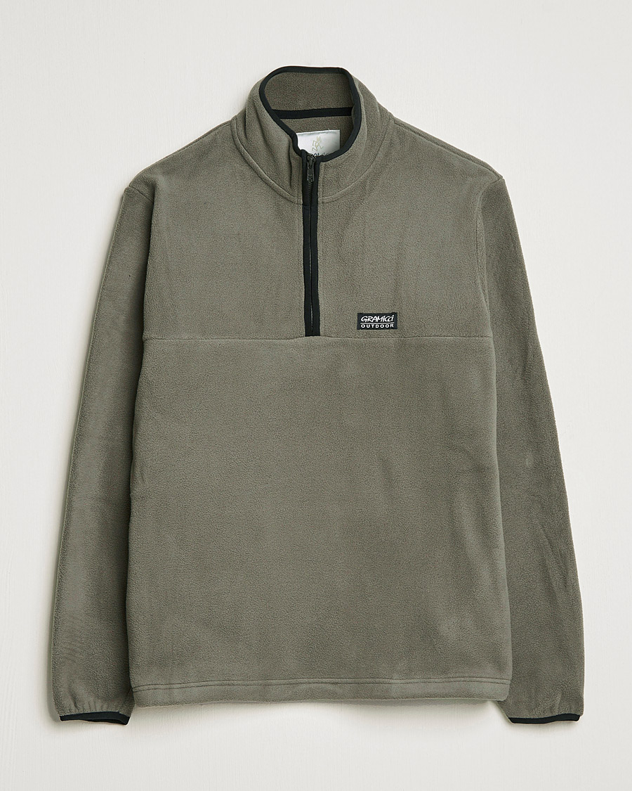 Herren | Pullover | Gramicci | Mock Neck Fleece Grey