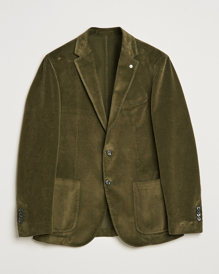Herren | Sakkos | L.B.M. 1911 | Jack Corduroy Blazer Olive