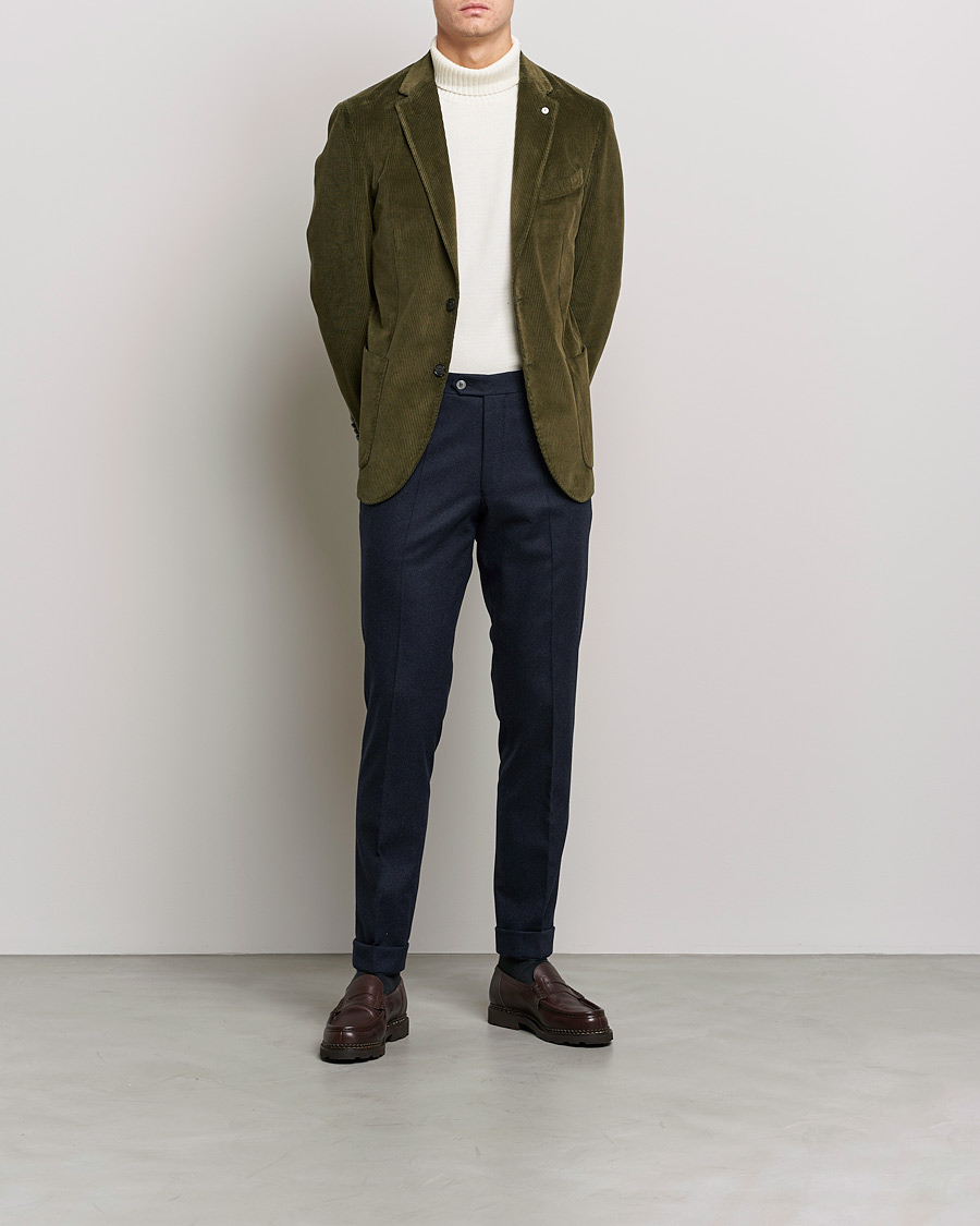 Herren | Sakkos | L.B.M. 1911 | Jack Corduroy Blazer Olive
