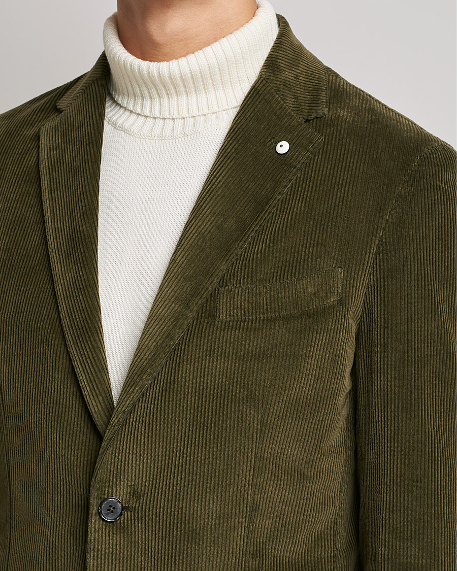 Herren | Sakkos | L.B.M. 1911 | Jack Corduroy Blazer Olive