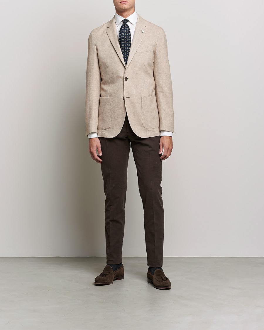 Soft cotton blazer discount