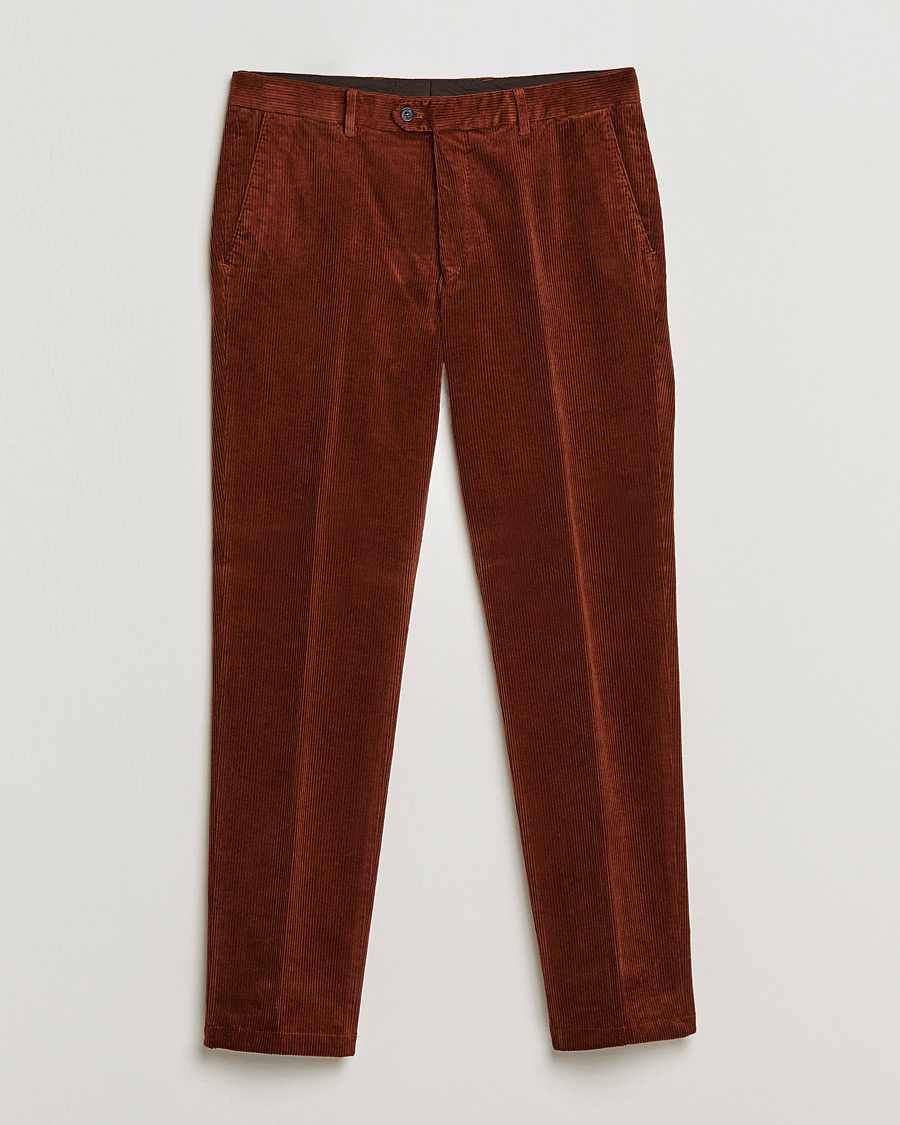 Herren | Hosen | Oscar Jacobson | Denz Corduroy Trousers Orange