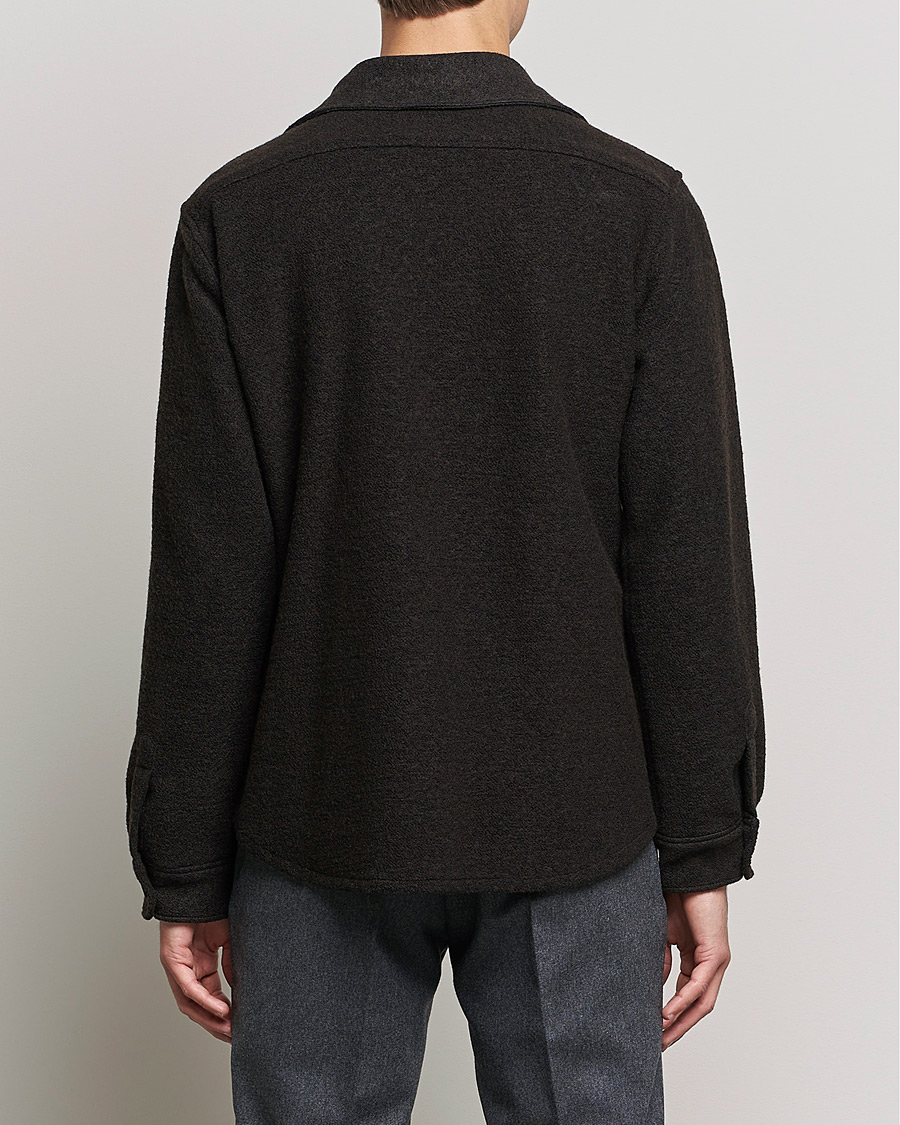 Herren | Hemden | Oscar Jacobson | Maverick Shirt Jacket Dark Brown