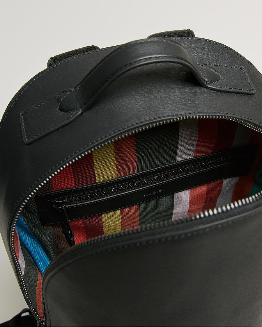 Herren | Paul Smith Leather Backpack Black | Paul Smith | Leather Backpack Black