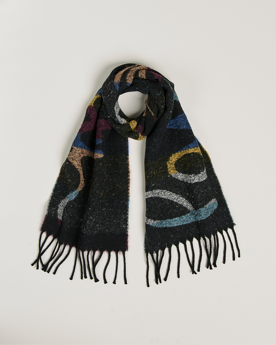 Herren | Paul Smith Wool Alpaca Scarf Black | Paul Smith | Wool Alpaca Scarf Black