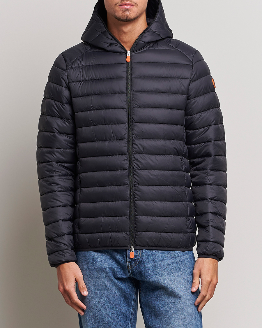 Herren | Save The Duck | Save The Duck | Donald Lightweight Padded Hooded Jacket Black