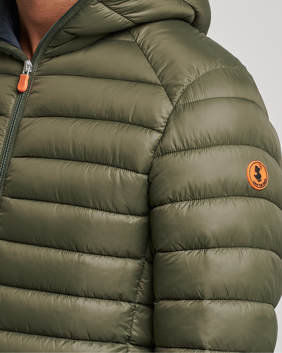 Herren | Jacken | Save The Duck | Donald Lightweight Padded Hooded Jacket Laurel Green
