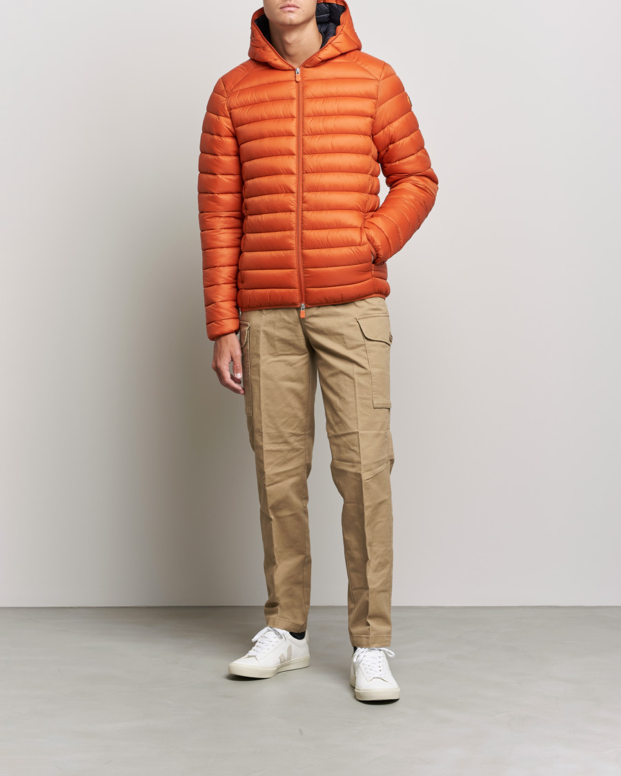 Herren | Jacken | Save The Duck | Donald Lightweight Padded Hooded Jacket Ginger Orange